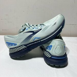 Size 10 D - Brooks Adrenaline GTS 23 Wide Blue Glass Marina W